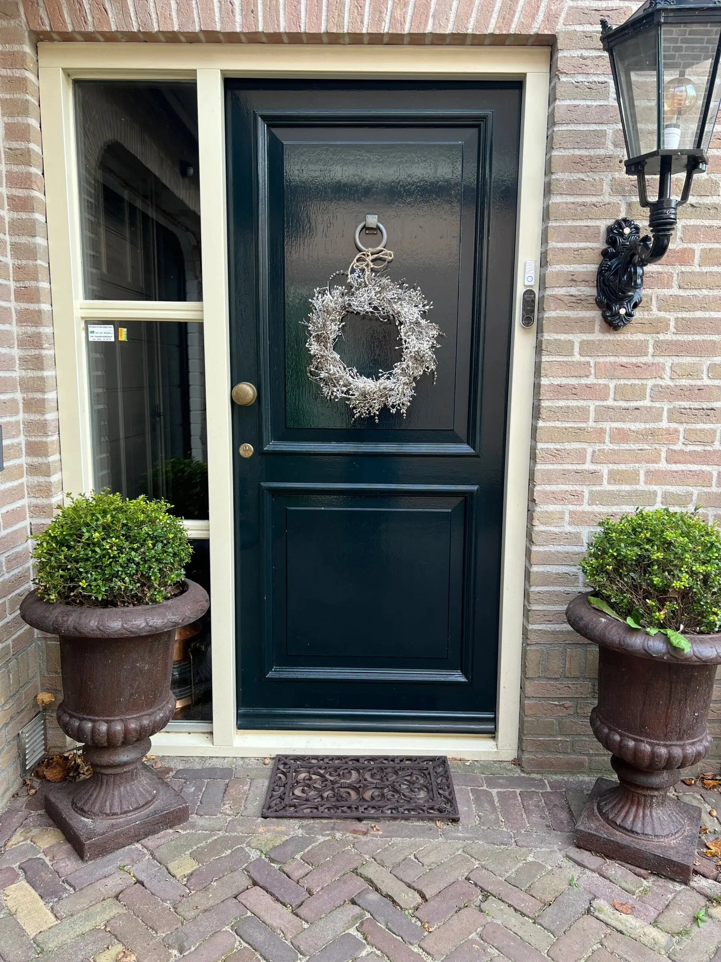 Cast iron doormat, rectangle