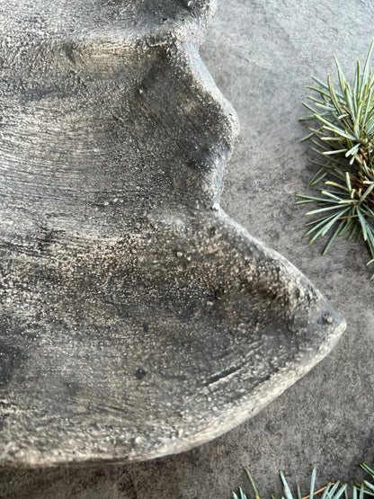 Concrete Christmas tree candlestick PMR