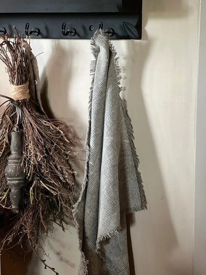 Tea towel mini waffle, Light gray