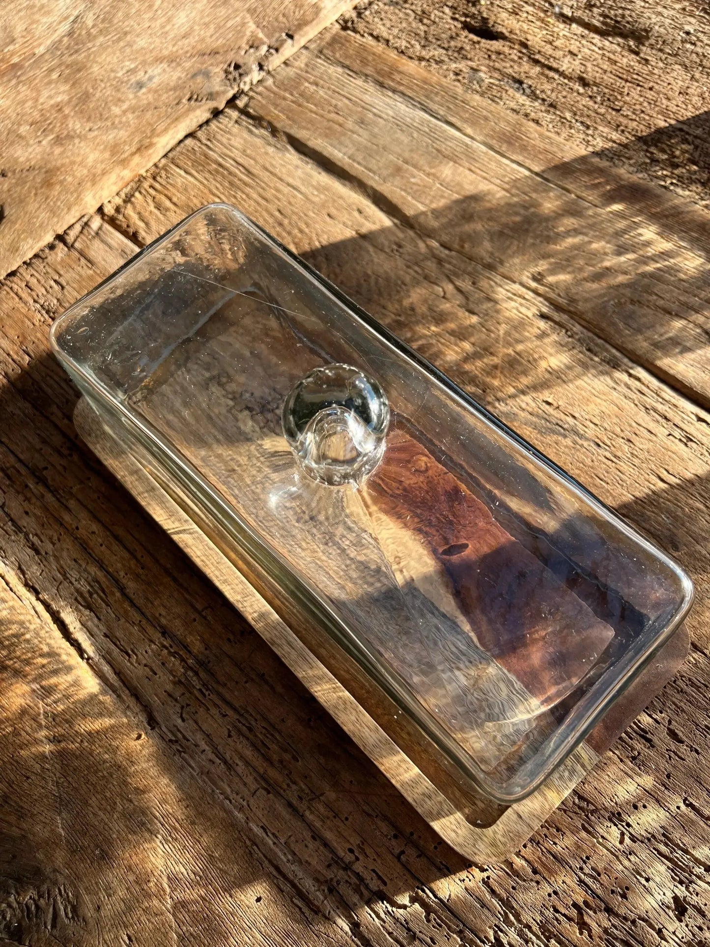 Tortenglocke aus Glas