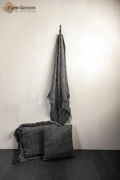 Linen Lydia Plaid Stonewash Pure Linen