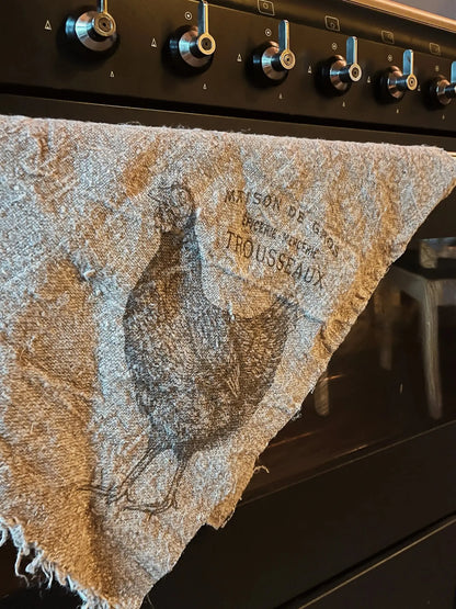 Schäbiges Huhn aus Stoff