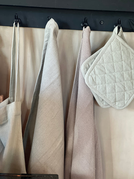 Topflappen, linen&amp;more, beige, 2er-Set