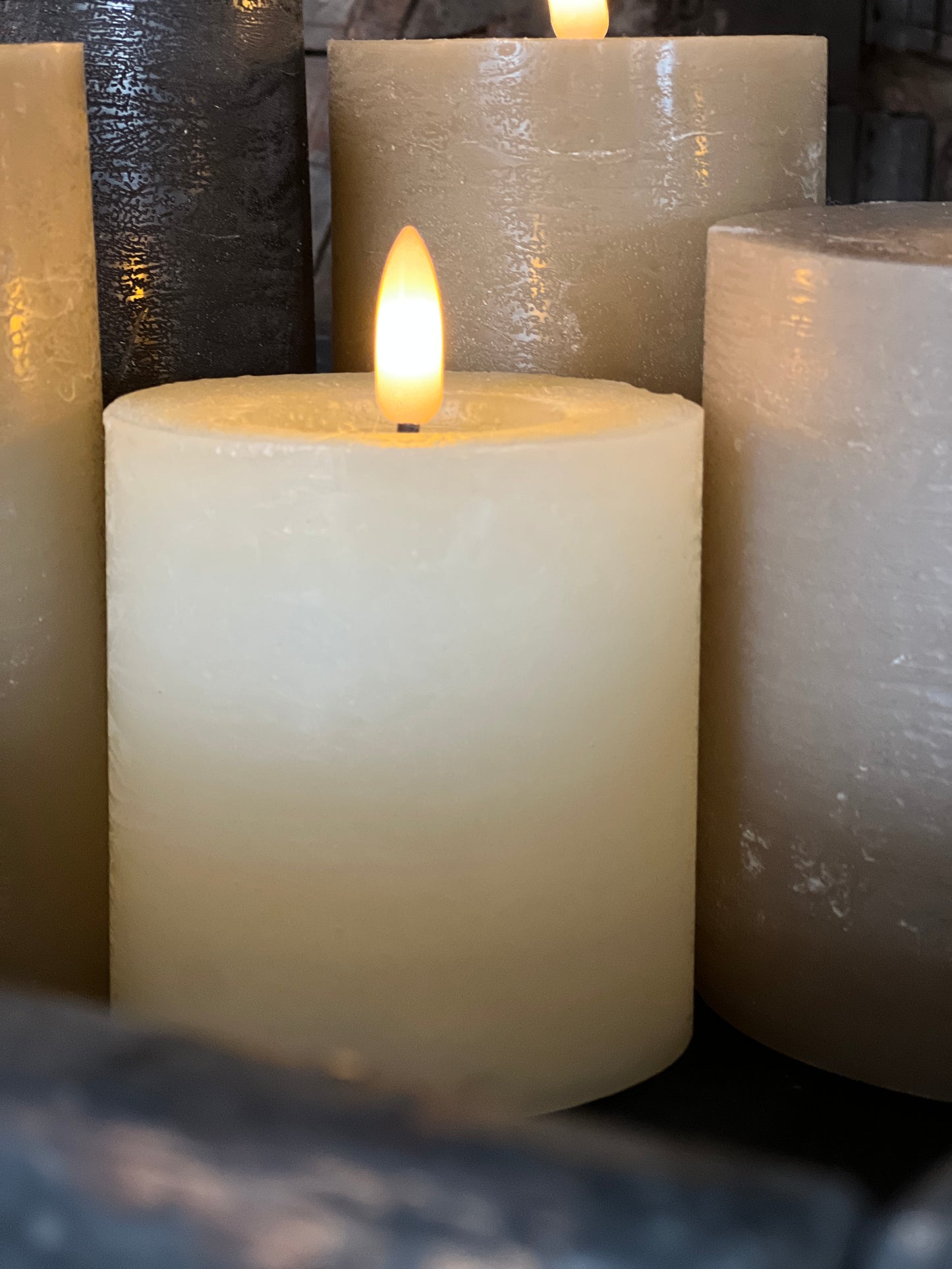 Pillar candle LED Off White Countryfield available in 6 sizes
