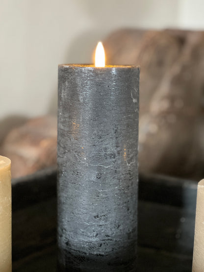 Pillar candle LED Black Countryfield available in 6 sizes