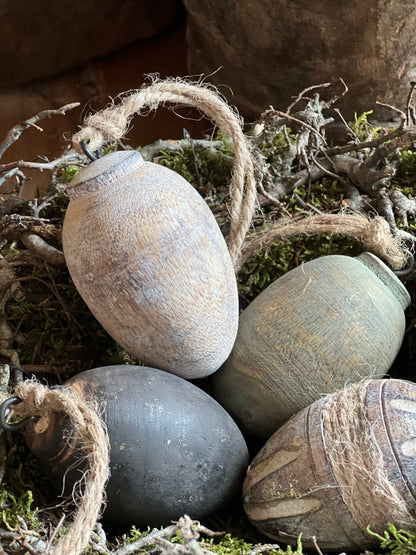 Egg wood Natural / Silver