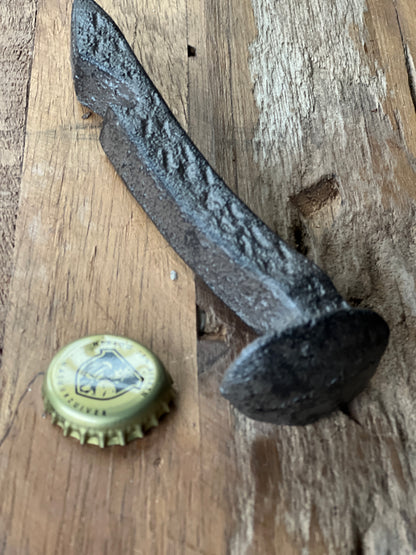 Wrought iron nail opener