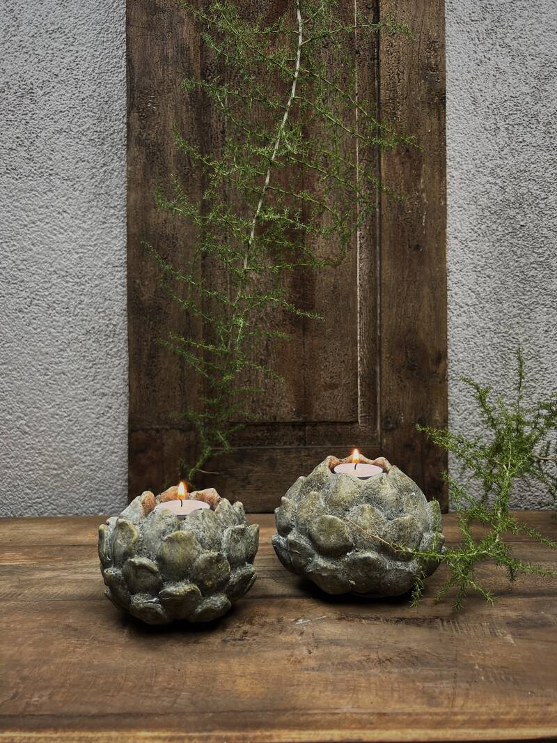 Artichoke for tea light, available in S and M