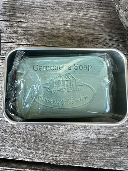 Canned gardener's soap