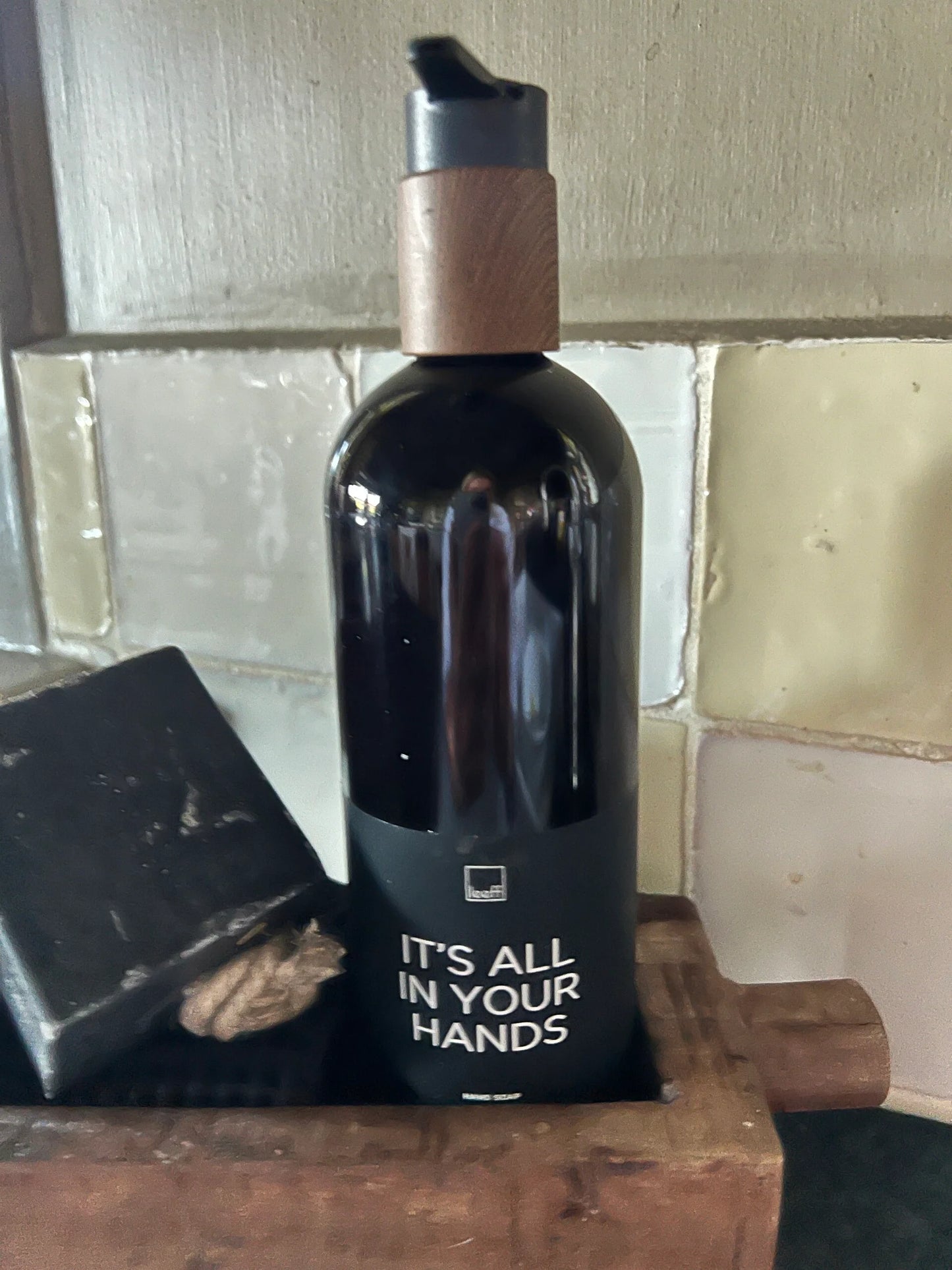 Hand soap "It's all in your hands"