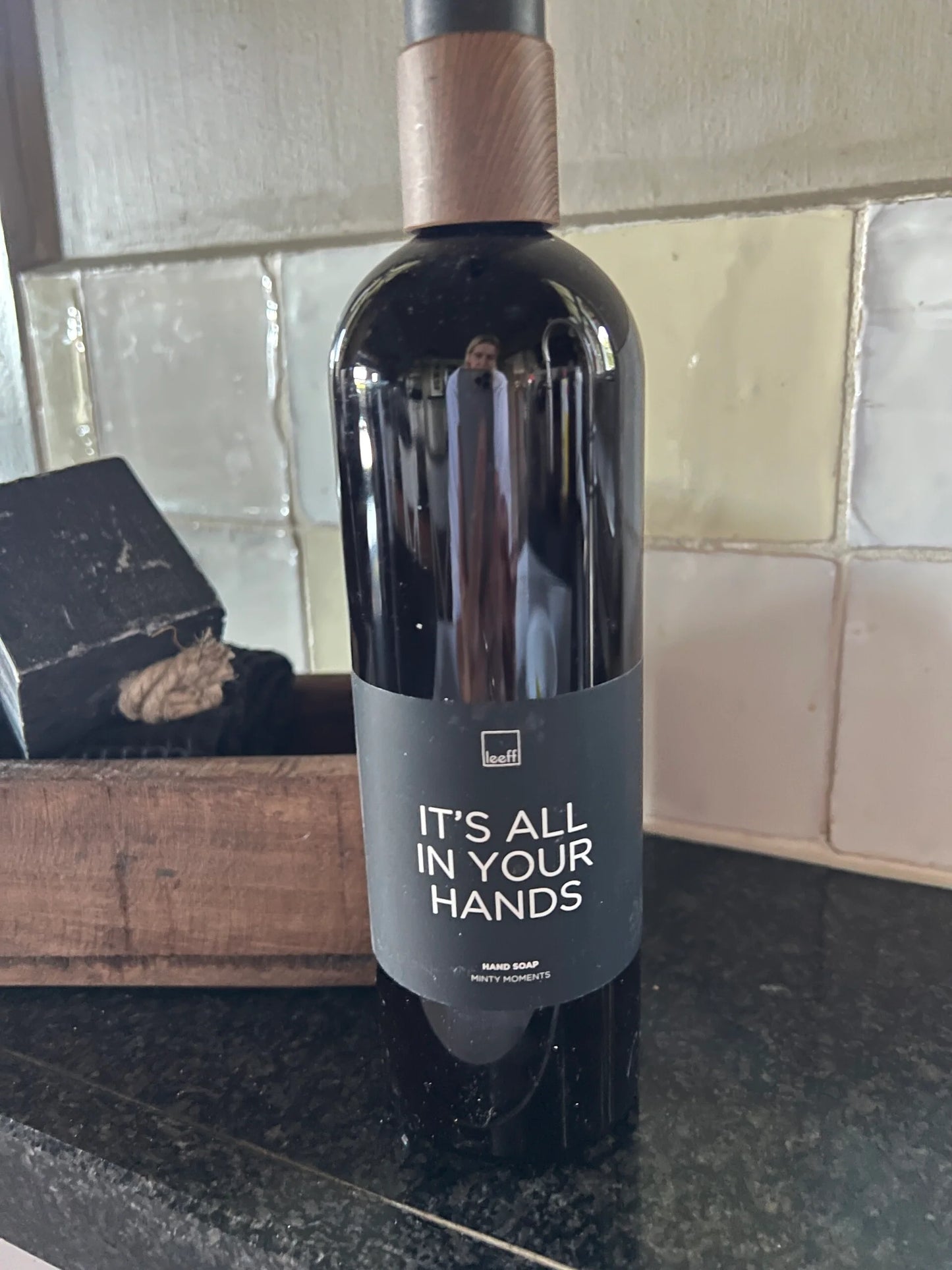 Hand soap "It's all in your hands"